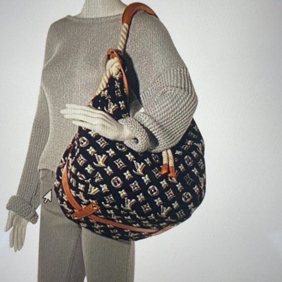 Louis Vuitton Limited Edition Navy Blue Bulles GM - Picture 15 of 15